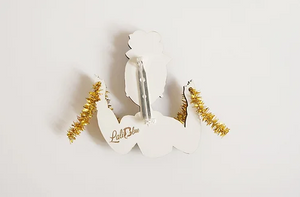 LaliBlue :  Christmas : Girl with tinsel brooch [PRE-ORDER]