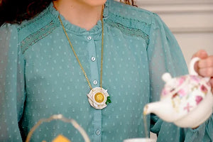 LaliBlue :  Tea Time : Tea Cup Necklace [PRE-ORDER]