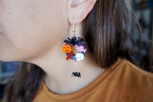 LaliBlue : Halloween : Halloween Crowns Earrings [PRE-ORDER]