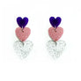 LaliBlue : Love : Heart earrings