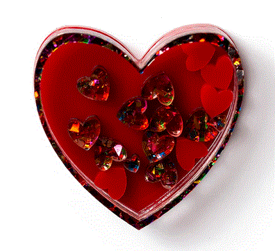 Martinis & Slippers :  Heart of Hearts Brooch