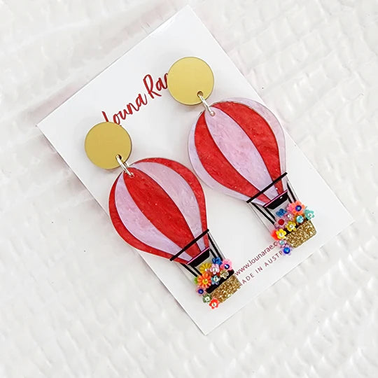 Louna Rae : Emily in Paris : Hot Air Balloon Dangle Earrings