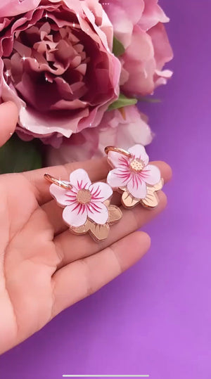 Bobbi Frances : Kirameki Collection : Cherry Blossoms Earrings