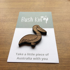 Bush Kin : Pelican Brooch