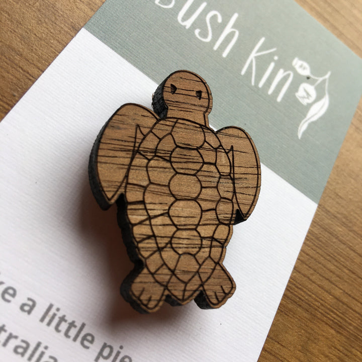 Bush Kin : Turtle Brooch