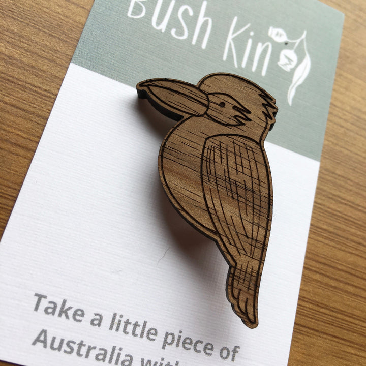 Bush Kin : Kookaburra Brooch