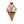 LaliBlue : Love : Ice cream cone brooch [LUCKY LAST!]