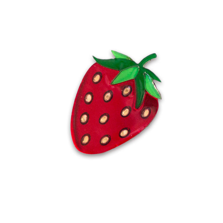 Orgalica : Strawberry brooch