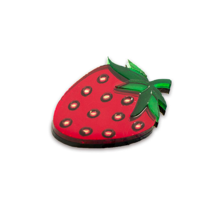 Orgalica : Strawberry brooch