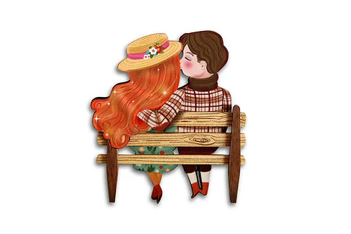 LaliBlue :  World Day : Kiss a Ginger brooch [PRE-ORDER]
