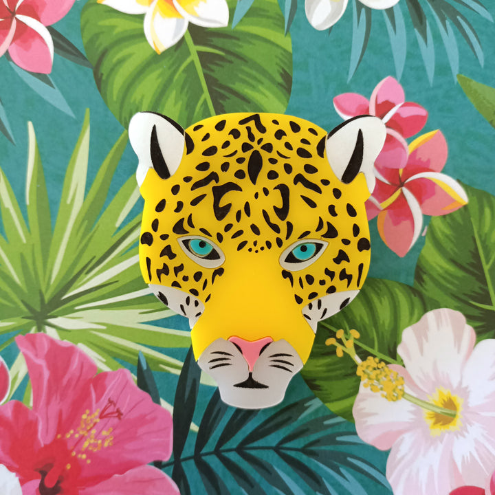 Bright and Bubbly : Tropical Jungle : Leo the Leopard Brooch