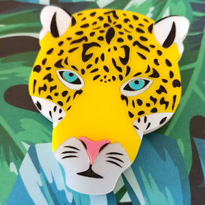 Bright and Bubbly : Tropical Jungle : Leo the Leopard Brooch