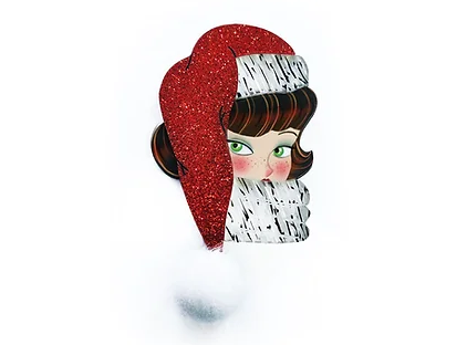 LaliBlue :  Christmas : Mrs Claus brooch [LUCKY LAST!]
