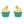 LaliBlue : Tea Time : Muffin Earrings