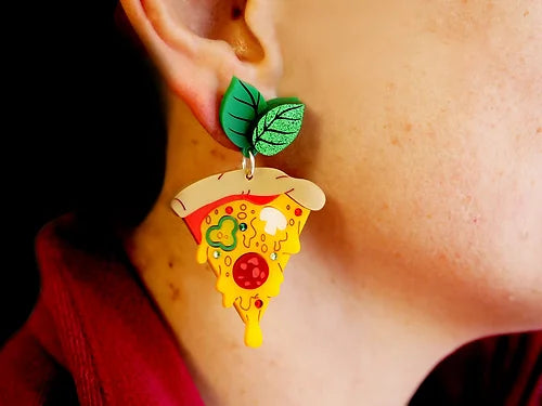 LaliBlue :  World Day : Pizza Earrings