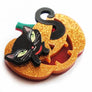 LaliBlue : Pumpkin with Kitten Brooch