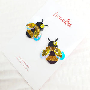 Louna Rae : Queen Bee Stud Earrings