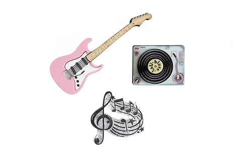 LaliBlue : Wonderful 50's : Rock and Roll brooch set (3) [PRE-ORDER]