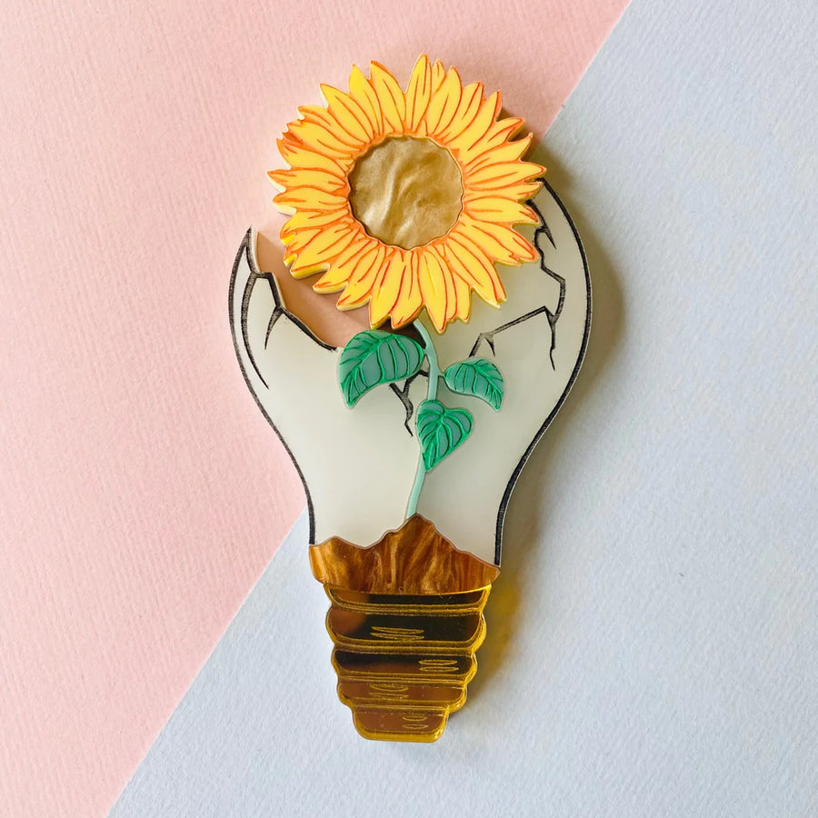 Mox & Co : Into the Light : Sunflower Brooch [LUCKY LAST!]