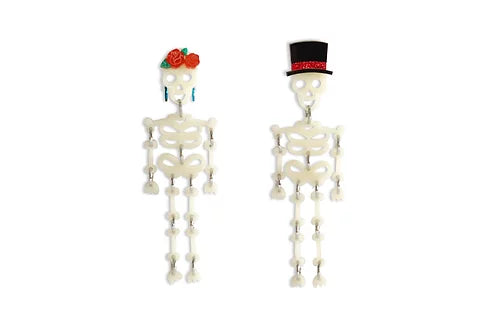 LaliBlue : Halloween : Skeleton Earrings [PRE-ORDER]