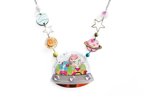 LaliBlue :  Space : Spaceship Necklace