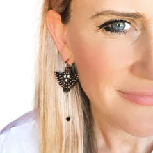 Bobbi Frances : Stingray Statement Dangle Earrings