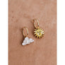Wolf & Moon : Sun & Cloud Hoop Earrings