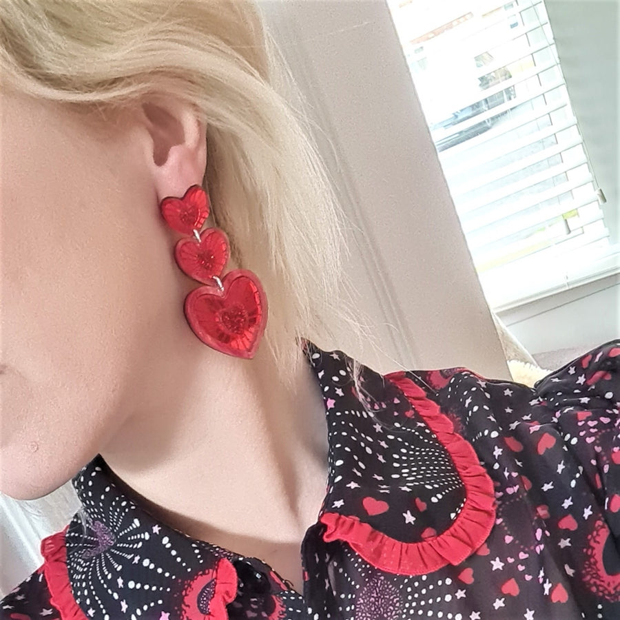 Cherryloco : Sweetheart Charm Earrings