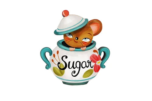 LaliBlue :  Tea Time : Sweet Mouse Brooch