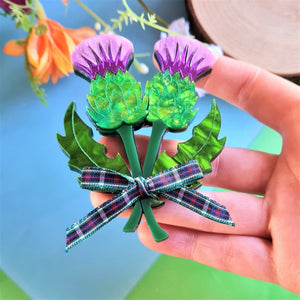 Cherryloco : Floral Collection : Thistle Brooch