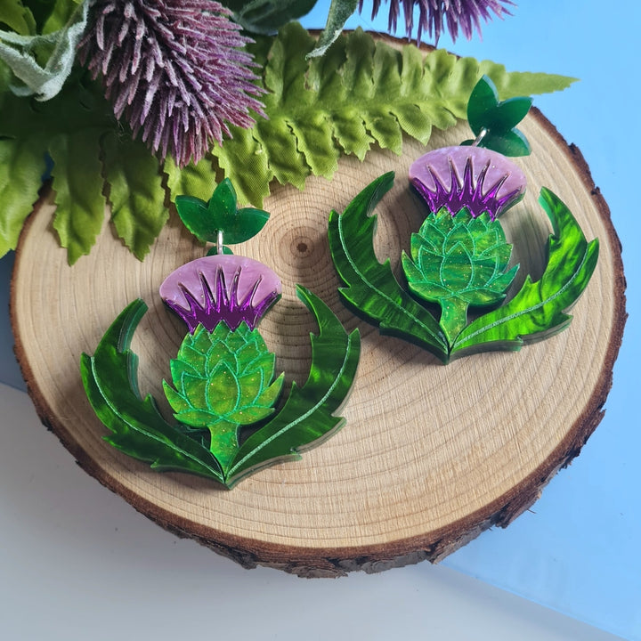 Cherryloco : Floral Collection : Thistle Earrings [PRE-ORDER]