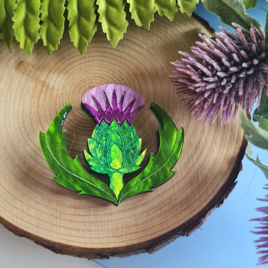 Cherryloco : Floral Collection : Thistle Pin Brooch [PRE-ORDER]