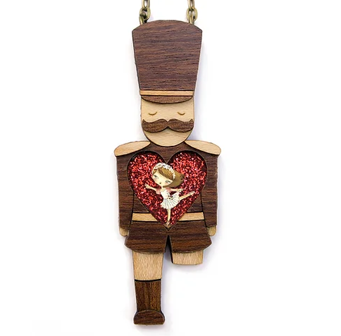 LaliBlue :  Christmas : Tin Soldier brooch [PRE-ORDER]