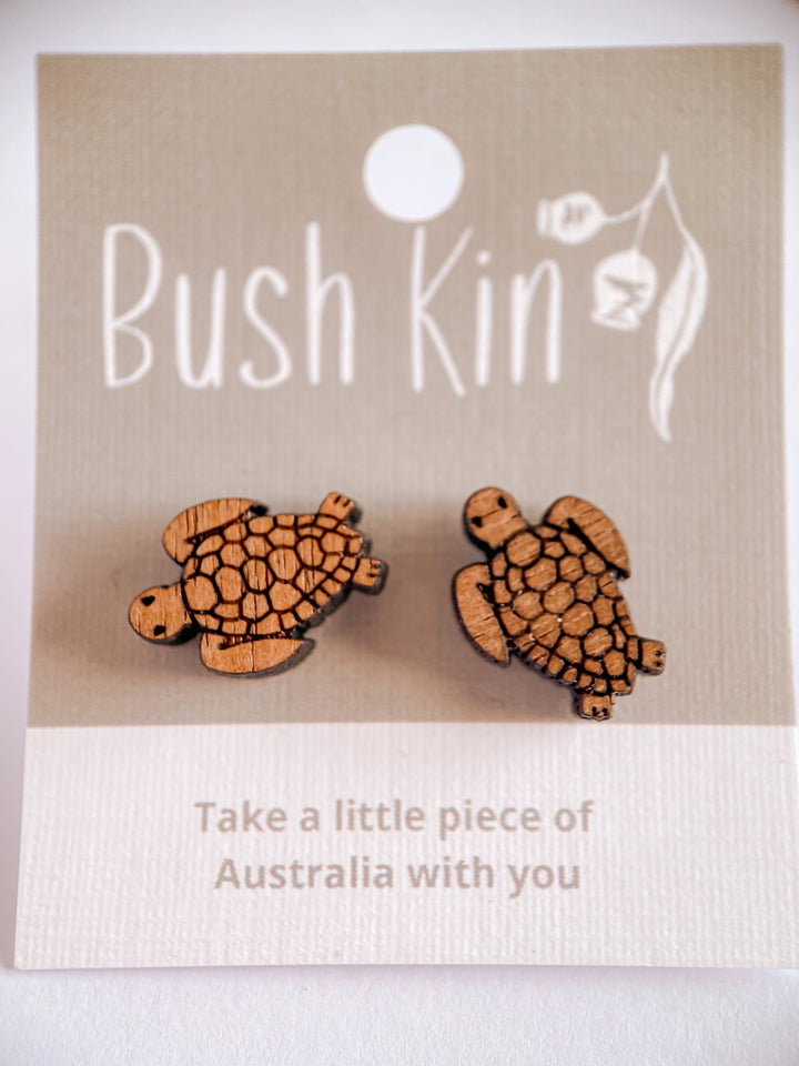 Bush Kin : Turtle Earrings