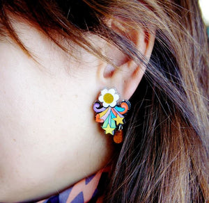 LaliBlue : Solidarity Collection : Flower Power Earrings [PRE-ORDER]