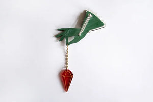 LaliBlue : Halloween : Witch Pendulum brooch [PRE-ORDER]