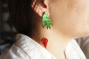 LaliBlue : Halloween : Witch Pendulum earrings [PRE-ORDER]