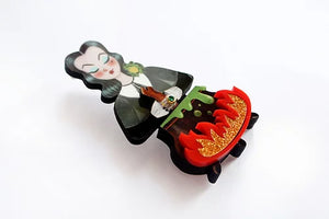 LaliBlue : Halloween : Witch with cauldron Brooch [PRE-ORDER]