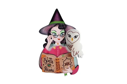 LaliBlue : Halloween : Witch with owl brooch [PRE-ORDER]