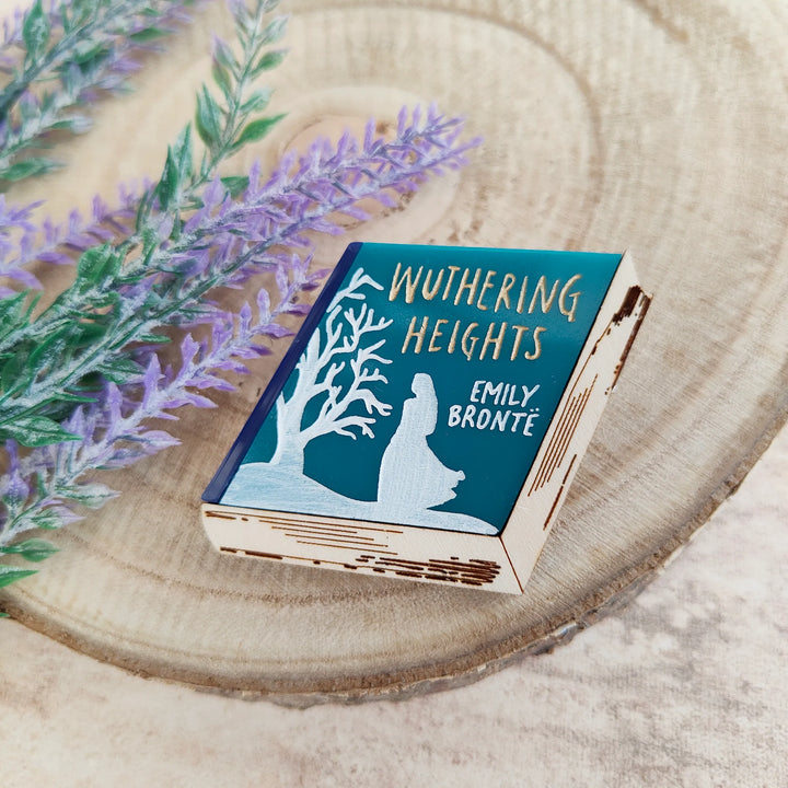 Hello Crumpet : Books : Wuthering Heights brooch (Turquoise)