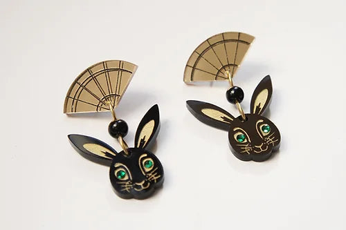 LaliBlue :  World Day : Chinese Year of the Rabbit Earrings [PRE-ORDER]