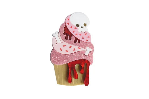 LaliBlue : Halloween : Zombie Muffin Brooch [PRE-ORDER]