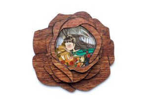 LaliBlue :  Fairytales : Beauty and the Beast Brooch
