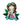 LaliBlue : Tea Time : Girl Having Tea Brooch