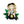 LaliBlue : Tea Time : Girl Having Tea Brooch