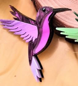 Cherryloco : Hummingbird brooch