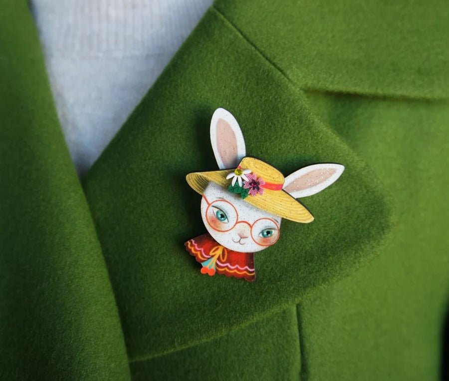 LaliBlue : Easter : Miss Easter Bunny Brooch