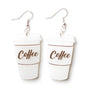Martinis & Slippers : Coffee Cup Earrings