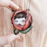 LaliBlue : Nature : Rose Brooch