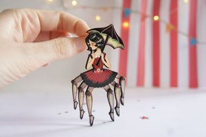 LaliBlue : Circus Freaks : Spider woman brooch